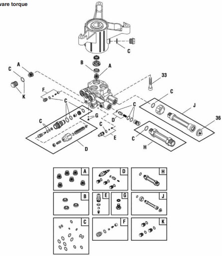 020453 Powerboss Pump Breakdown and Parts List